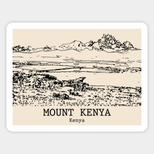 Mount Kenya - Kenya Magnet